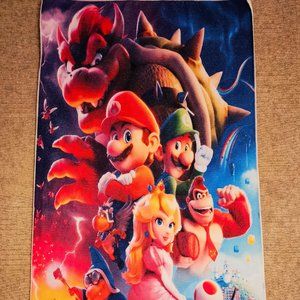 BEACH TOWEL BRAND NEW 150*70cm SUPER MARIO FOR ADULTS AND KIDS